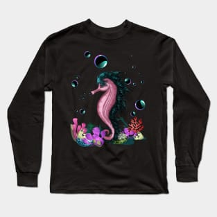 Cute little seahorse Long Sleeve T-Shirt